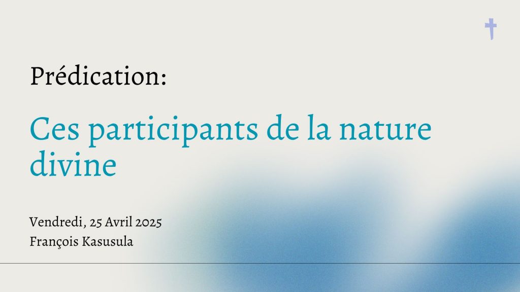 Ces participants de la nature divine