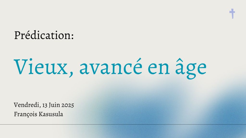 Vieux, avancé en âge