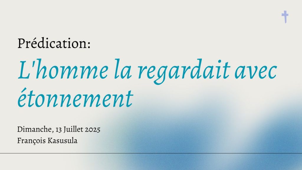 L&rsquo;homme la regardait avec étonnement