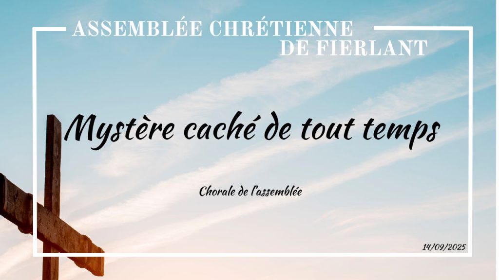 Mystère caché de tout temps