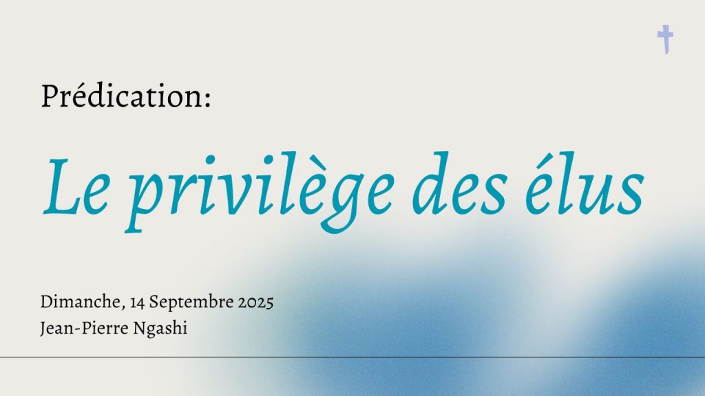 Le privilège des élus