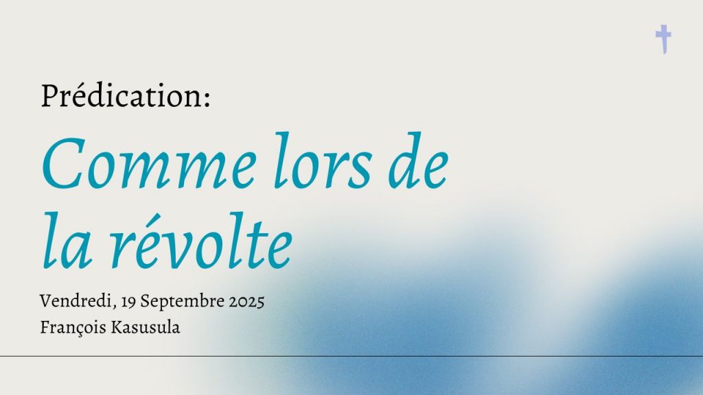 Comme lors de  la révolte