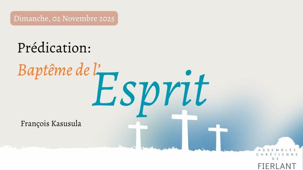 Baptême de l&rsquo;Esprit