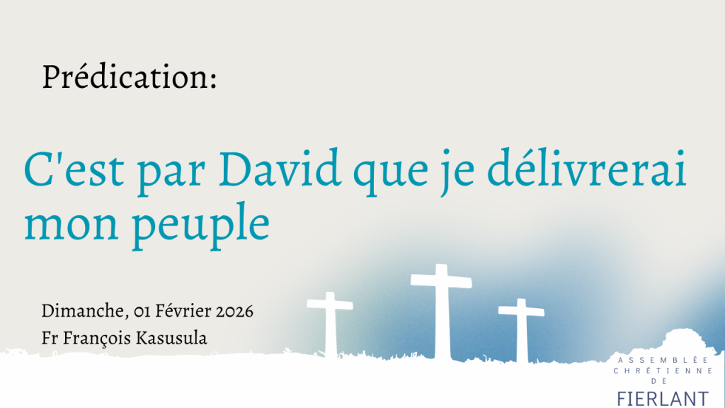 C&rsquo;est par David que je délivrerai mon peuple