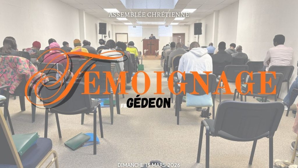 Témoignage du frère Gédeon