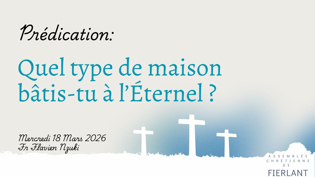 Quel type de maison bâtis-tu à l’Éternel ?