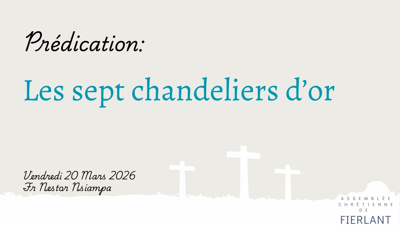 Les sept chandeliers d’or