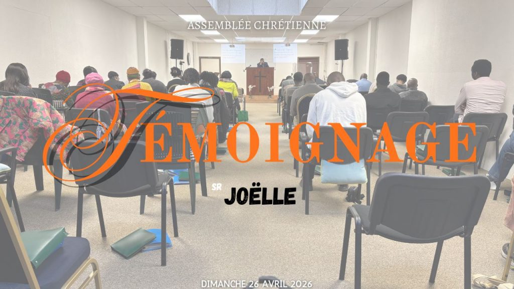 Témoignage de la soeur Joëlle