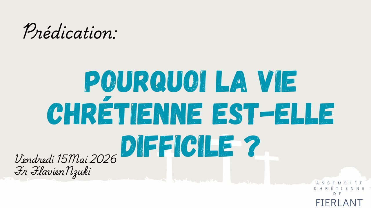 Pourquoi la vie chrétienne est-elle difficile ?