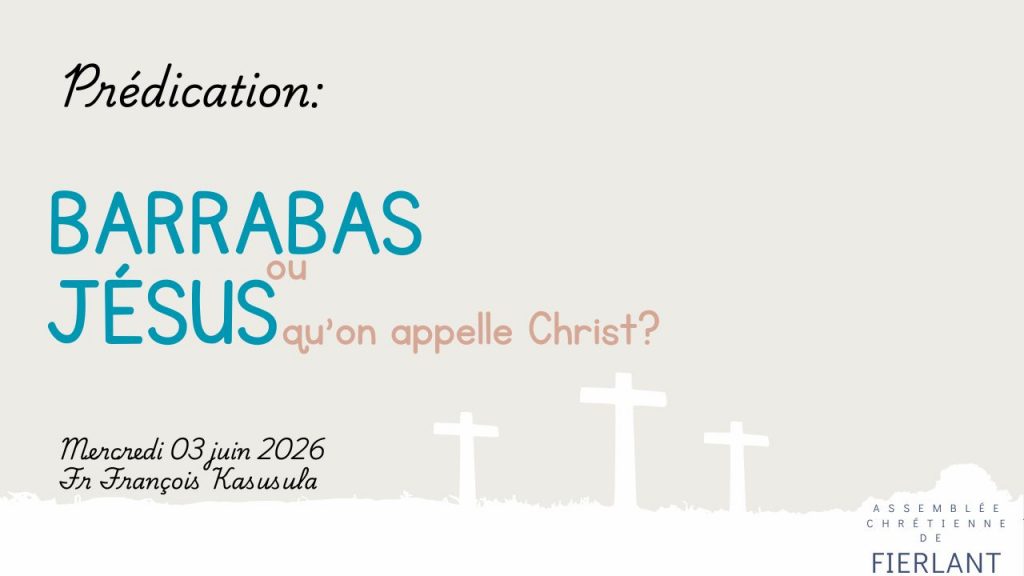 Barrabas, ou Jésus, qu&rsquo;on appelle Christ?